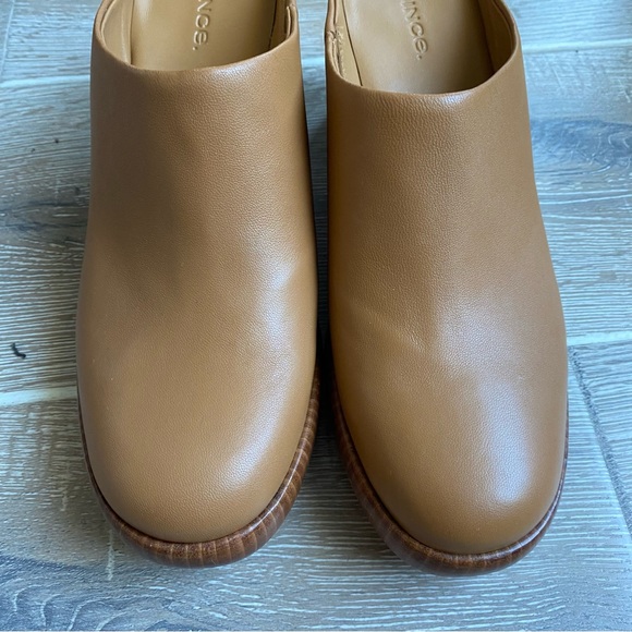 Vince Navina Leather Clog Mule Brown - Picture 11 of 15